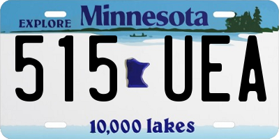 MN license plate 515UEA
