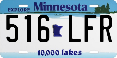 MN license plate 516LFR