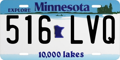 MN license plate 516LVQ