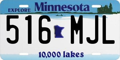 MN license plate 516MJL