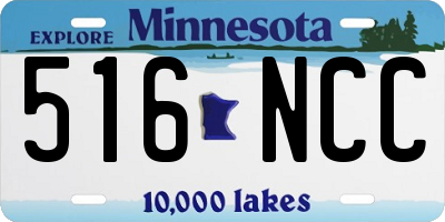 MN license plate 516NCC