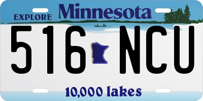 MN license plate 516NCU