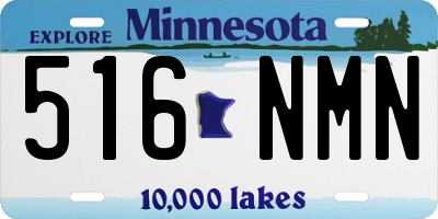 MN license plate 516NMN