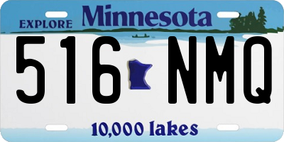 MN license plate 516NMQ