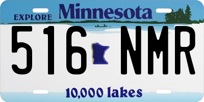 MN license plate 516NMR
