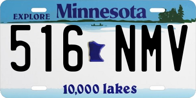 MN license plate 516NMV