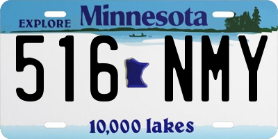 MN license plate 516NMY