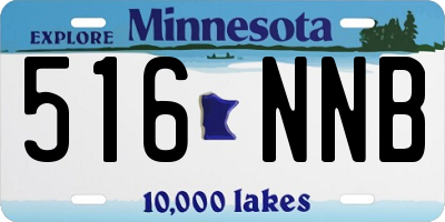 MN license plate 516NNB
