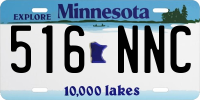 MN license plate 516NNC