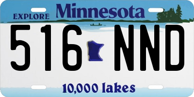 MN license plate 516NND