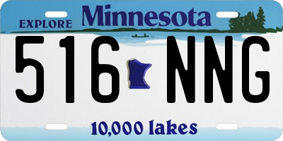 MN license plate 516NNG