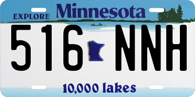 MN license plate 516NNH