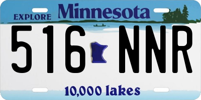 MN license plate 516NNR