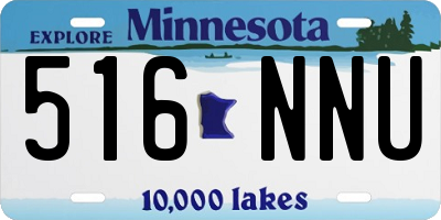 MN license plate 516NNU