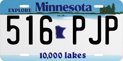 MN license plate 516PJP