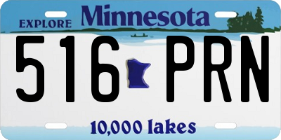 MN license plate 516PRN