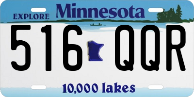 MN license plate 516QQR