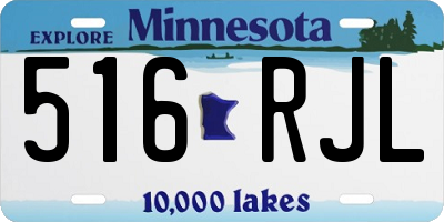 MN license plate 516RJL