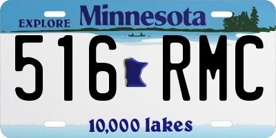MN license plate 516RMC
