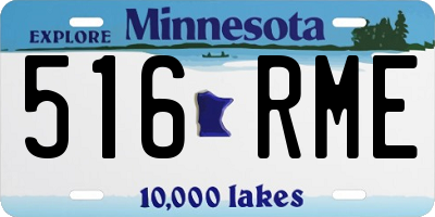 MN license plate 516RME