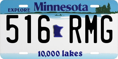 MN license plate 516RMG