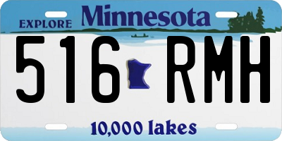 MN license plate 516RMH