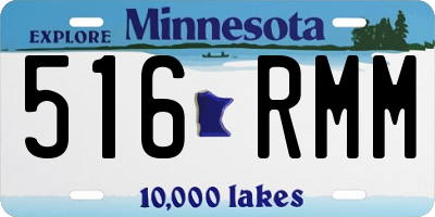 MN license plate 516RMM