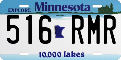 MN license plate 516RMR