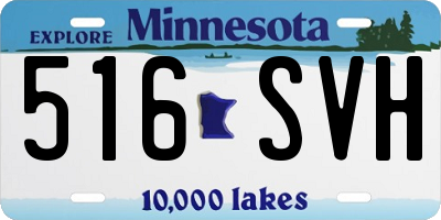 MN license plate 516SVH