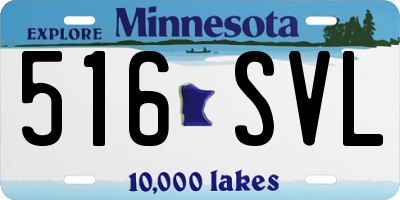 MN license plate 516SVL