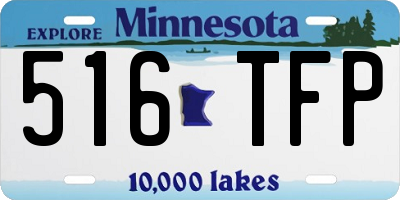 MN license plate 516TFP