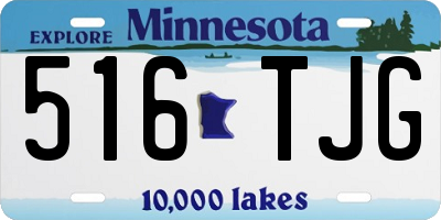 MN license plate 516TJG