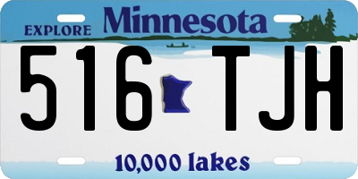 MN license plate 516TJH
