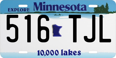 MN license plate 516TJL