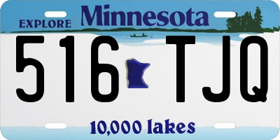 MN license plate 516TJQ