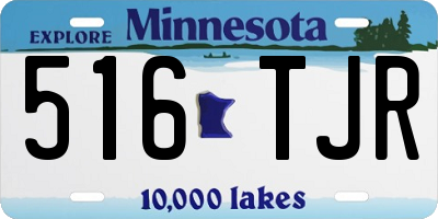 MN license plate 516TJR