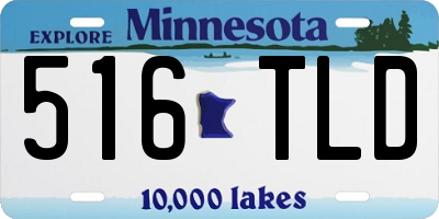 MN license plate 516TLD