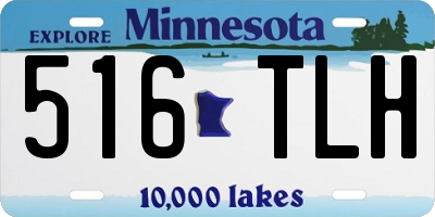 MN license plate 516TLH