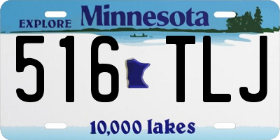 MN license plate 516TLJ