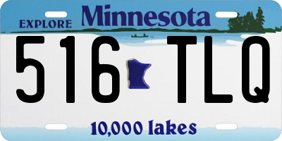 MN license plate 516TLQ