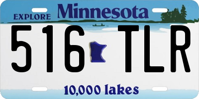 MN license plate 516TLR