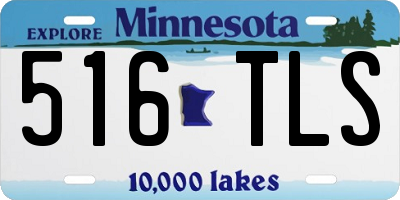 MN license plate 516TLS