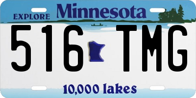 MN license plate 516TMG