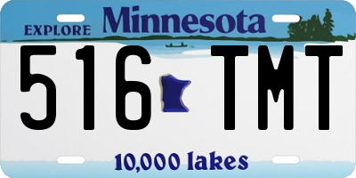 MN license plate 516TMT