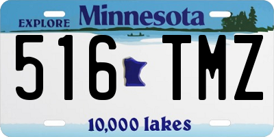 MN license plate 516TMZ