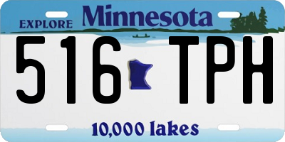 MN license plate 516TPH