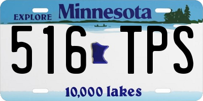 MN license plate 516TPS