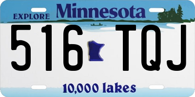 MN license plate 516TQJ