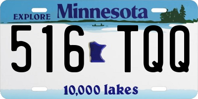 MN license plate 516TQQ