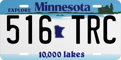 MN license plate 516TRC